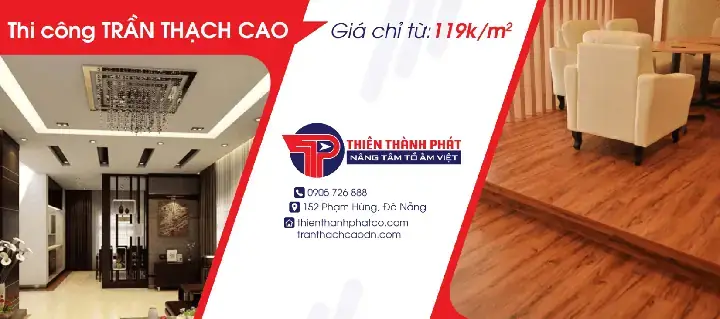 Báo Giá Thi Công Trần Thạch Cao Đà Nẵng: Top Công Ty Uy Tín 2026