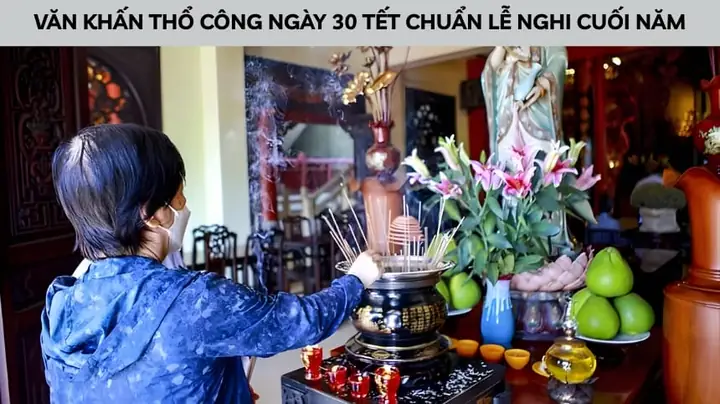 Văn Khấn Thổ Công Ngày 30 Tết: Hướng Dẫn Chuẩn Lễ Nghi & Mâm Lễ Chi Tiết