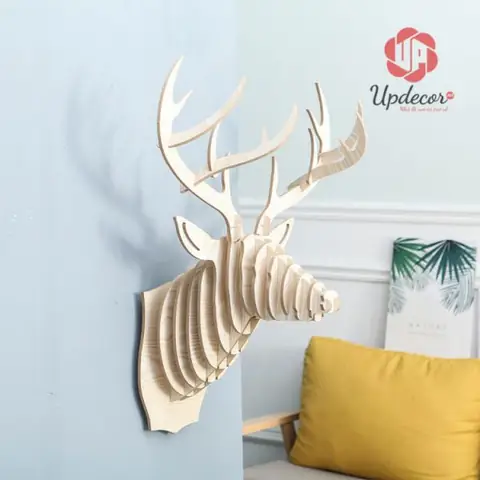 Đầu Nai Gỗ Treo Tường: Hướng Dẫn Chọn Mẫu Đẹp Và Trang Trí Ấn Tượng