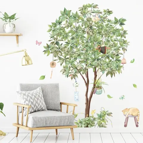 Decal Dán Tường Cây Xanh Giá Rẻ: Mẫu Đẹp, Mua Ở Đâu Uy Tín