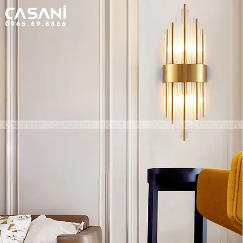 Đèn Tường Trang Trí Phòng Khách Đẹp: Hướng Dẫn Chọn & Lắp Đặt