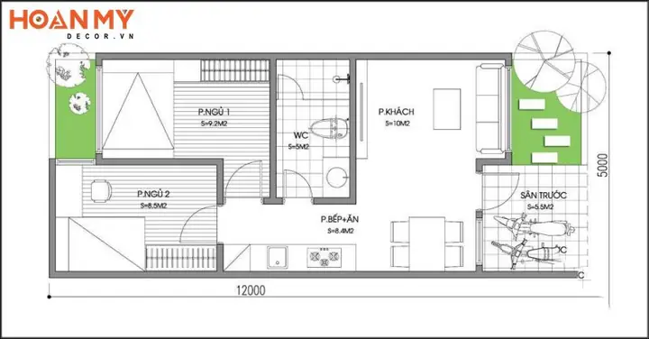 Diện Tích Phòng Khách Nhà Cấp 4 Bao Nhiêu Là Chuẩn & Hợp Lý?