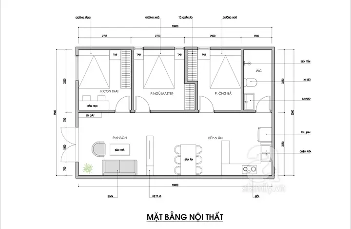 Diện Tích Phòng Khách Nhà Cấp 4 Bao Nhiêu Là Chuẩn & Hợp Lý?