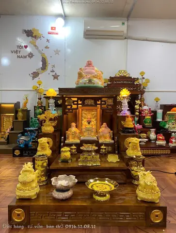 Giá Bàn Thờ Thần Tài Ông Địa: Mẫu Đẹp, Giá Tốt & Kinh Nghiệm Chọn