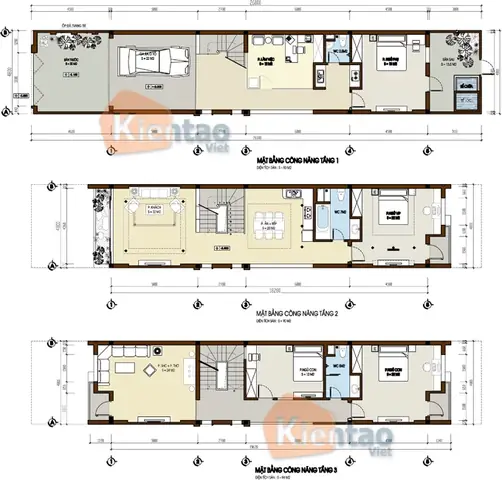 Giá Thiết Kế Nhà Ống 3 Tầng 2026: Cập Nhật Đơn Giá & Chi Phí Chi Tiết