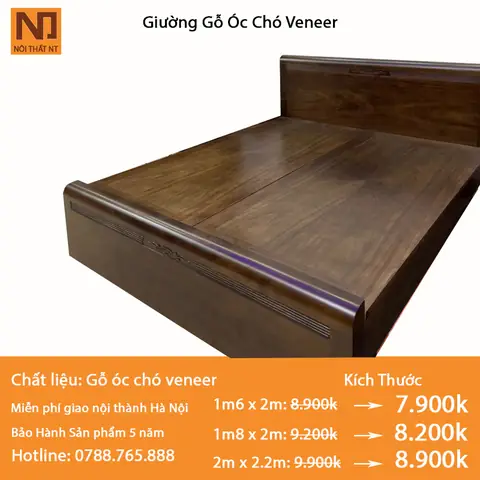 Giường Gỗ Óc Chó Giá Rẻ: Báo Giá & Mẫu Đẹp Nhất 2024