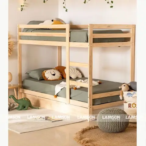 Giường Tầng Trẻ Em Bằng Gỗ: Mẫu Đẹp, An Toàn & Giá Tốt