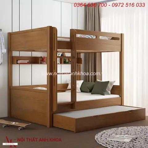 Giường Tầng Trẻ Em Bằng Gỗ: Mẫu Đẹp, An Toàn & Giá Tốt