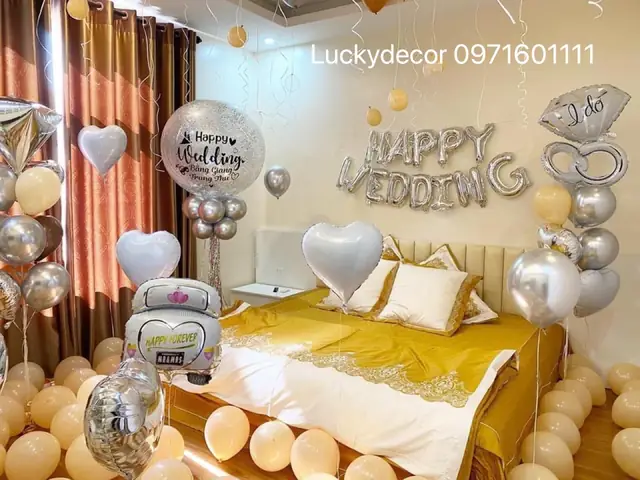 Gói Trang Trí Phòng Cưới: Mẫu Đẹp, Giá Tốt & Ý Tưởng Lãng Mạn