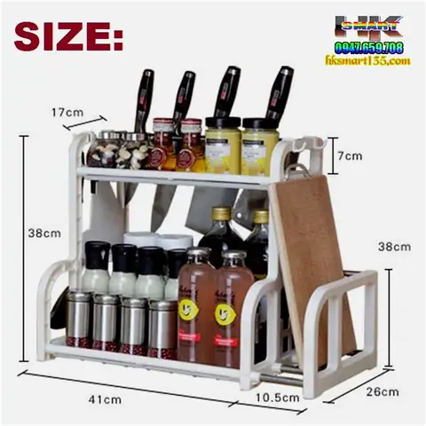 Kệ Gia Vị Chữ H 2 Tầng: Đánh Giá, Lựa Chọn & Mua Ở Đâu Tốt Nhất