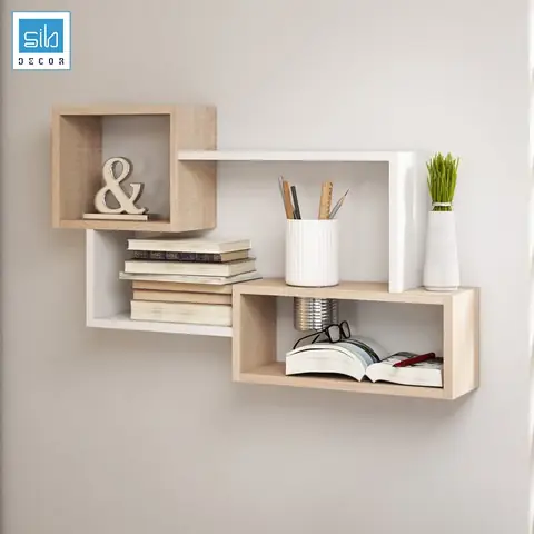 Top 100+ Mẫu Kệ Gỗ Treo Tường Trang Trí Đẹp & Hiện Đại Nhất