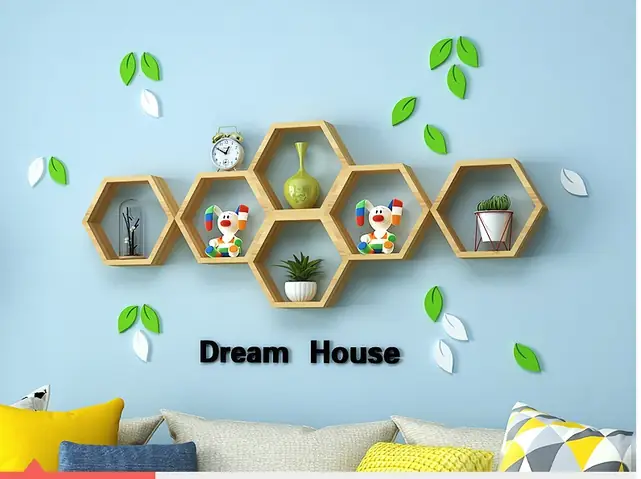 Kệ Lục Giác Treo Tường: Decor Độc Đáo, Đa Năng Cho Mọi Không Gian