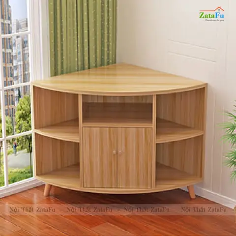 Kệ Tivi Góc Bằng Gỗ: Mẫu Đẹp, Tiết Kiệm Không Gian & Lưu Ý Chọn Mua