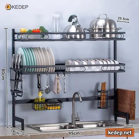 Kệ Treo Bồn Rửa Chén: Chọn Loại Nào Tốt Nhất Cho Bếp Gọn Gàng?