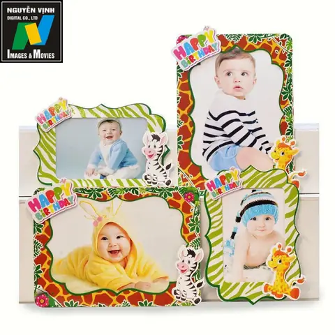 Khung Ảnh Ngộ Nghĩnh Cho Bé: Ý Tưởng Sáng Tạo & Nơi Mua Đẹp