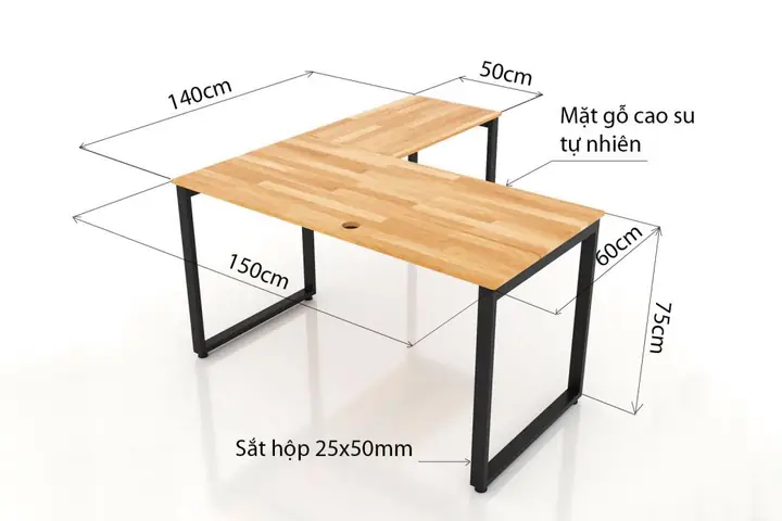 Kích Thước Bàn Ghế Văn Phòng Tiêu Chuẩn Theo Tỷ Lệ Cơ Thể & Công Thái Học