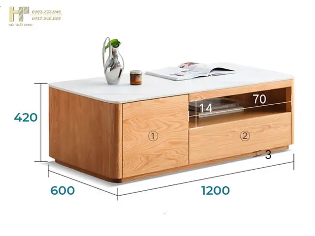 Kích Thước Bàn Trà Tiêu Chuẩn: Hướng Dẫn Chọn Đúng Chuẩn Cho Mọi Không Gian