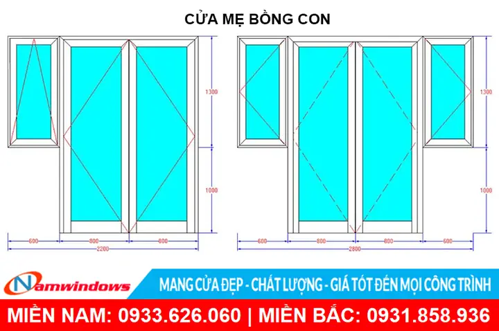 Kích Thước Cửa Mẹ Bồng Con: Chuẩn Phong Thủy, Lựa Chọn Phù Hợp