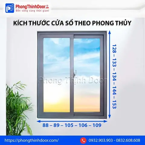 Kích Thước Cửa Sổ Tiêu Chuẩn: Hướng Dẫn Chọn Kích Thước Chuẩn Phong Thủy & Công Năng