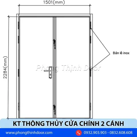Kích Thước Cửa Tiêu Chuẩn: Hướng Dẫn Chọn Kích Thước Cửa Đi, Cửa Chính, Cửa Thông Phòng Chuẩn Phong Thủy