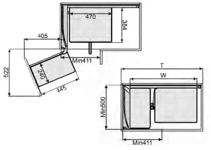 Kích Thước Giá Góc Liên Hoàn Tiêu Chuẩn & Cách Chọn Phù Hợp Cho Tủ Bếp