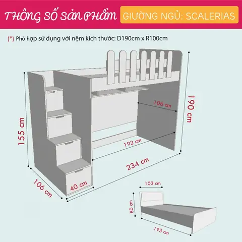 Kích Thước Giường Tầng Gỗ Công Nghiệp: Hướng Dẫn Chi Tiết Cho Mọi Không Gian