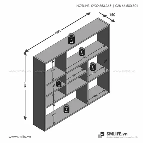 Kích Thước Kệ Sách Treo Tường Chuẩn: Hướng Dẫn Chọn Đúng Cho Mọi Không Gian Kích Thước Kệ Sách Treo Tường Chuẩn: Hướng Dẫn Chọn Đúng Cho Mọi Không Gian