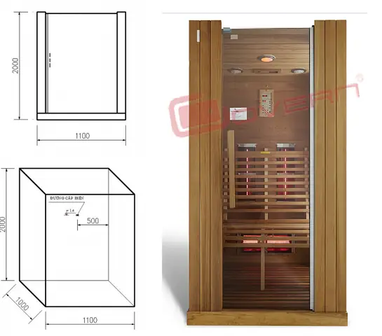 Kích Thước Phòng Xông Hơi Khô Chuẩn: Hướng Dẫn Chọn Lựa Cho Gia Đình & Spa