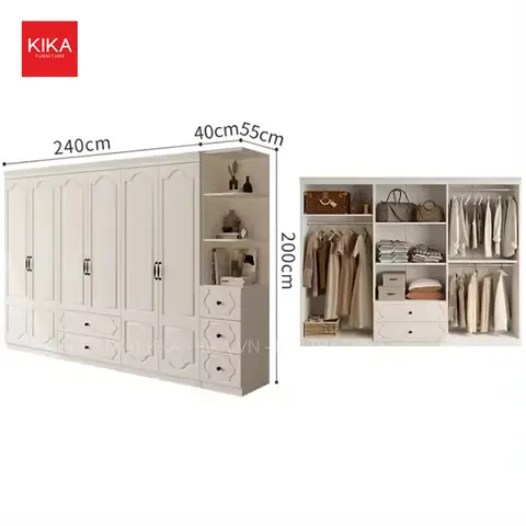 Kích Thước Tủ Quần Áo 6 Cánh Chuẩn & Cách Chọn Phù Hợp Không Gian Kích Thước Tủ Quần Áo 6 Cánh Chuẩn & Cách Chọn Phù Hợp Không Gian