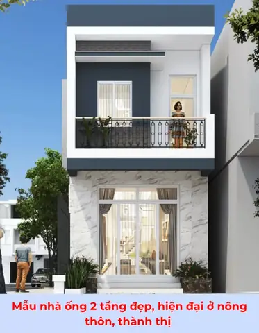 50+ Mẫu Thiết Kế Nhà Ống 2 Tầng Đẹp, Hiện Đại & Chi Phí Hợp Lý 2026