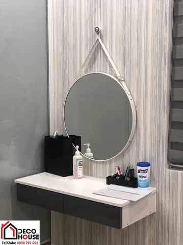 Gương Trang Điểm Treo Tường: Mẫu Đẹp, Kích Thước & Hướng Dẫn Lắp Đặt