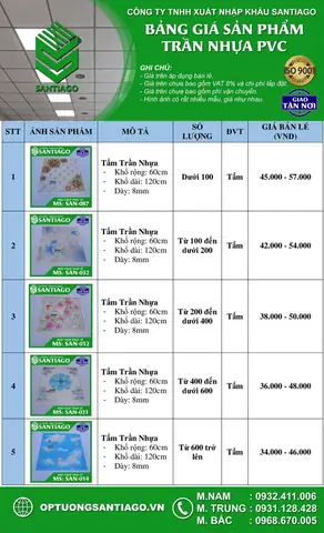 Báo Giá Tấm Trần Nhựa Thả 60x60 Mới Nhất & Chi Phí Thi Công Hoàn Thiện