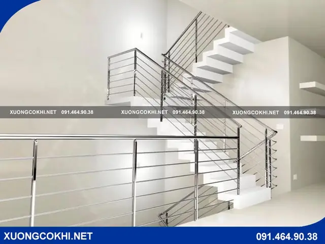 Top 50+ Mẫu Lan Can Cầu Thang Inox Đẹp, Bền & Báo Giá Chi Tiết