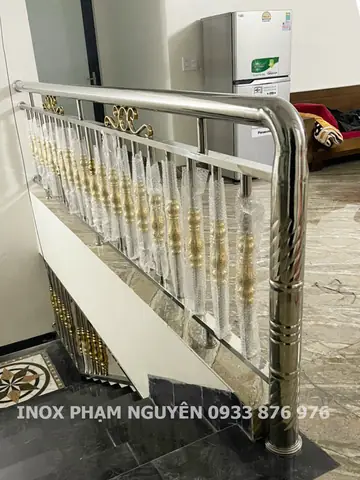 Top 50+ Mẫu Lan Can Cầu Thang Inox Đẹp, Bền & Báo Giá Chi Tiết