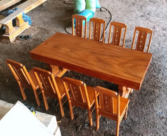 Mặt Bàn Gỗ Nguyên Tấm Giá Rẻ: Báo Giá & Kinh Nghiệm Chọn Mua Tốt Nhất