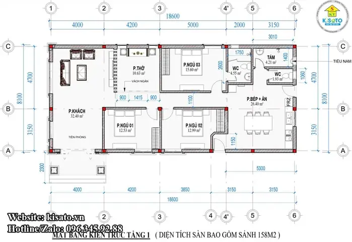 Mặt Bằng Nhà Ở Nông Thôn: Mẫu Thiết Kế Tiện Nghi & Khoa Học Cho Mọi Nhu Cầu