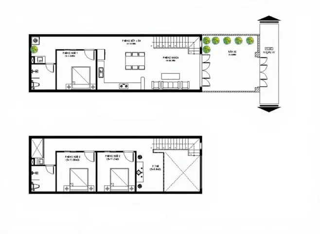 Mẫu Mặt Bằng Nhà Ống 5x20m: Thiết Kế Đẹp, Công Năng Tiện Nghi Cho Mọi Gia Đình Mẫu Mặt Bằng Nhà Ống 5x20m: Thiết Kế Đẹp, Công Năng Tiện Nghi Cho Mọi Gia Đình