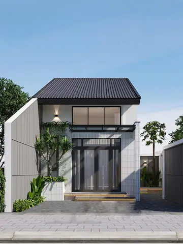 Top 35+ Mẫu Mặt Tiền Nhà Mái Tôn Đẹp, Hiện Đại & Tiết Kiệm Chi Phí