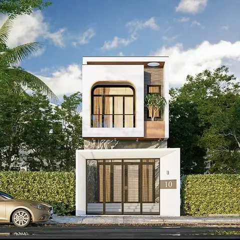 100+ Mẫu Mặt Tiền Nhà Ống 1 Trệt 1 Lầu Đẹp Hiện Đại & Sang Trọng