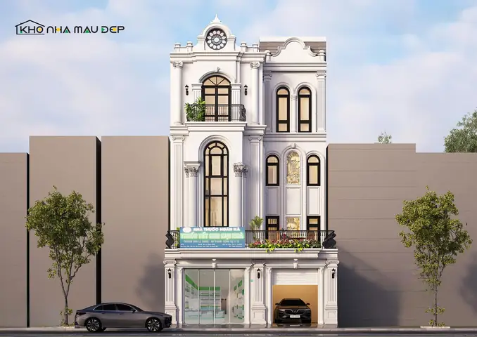 50+ Mẫu Mặt Tiền Nhà Phố Rộng 10m Đẹp Ấn Tượng, Kinh Doanh Hiệu Quả
