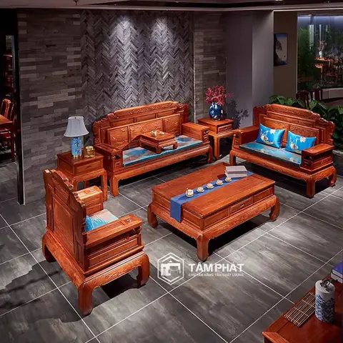 30+ Mẫu Bàn Ghế Gỗ Phòng Khách Đẹp, Sang Trọng 2019 & Cập Nhật