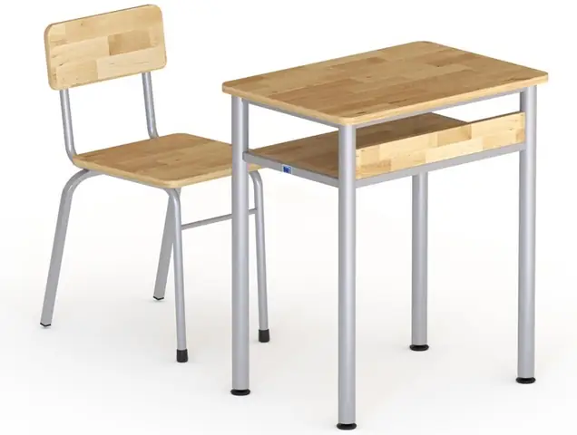 Mẫu Bàn Ghế Học Sinh Thcs Chuẩn Kích Thước & Thiết Kế