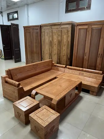 Top 100+ Mẫu Bàn Ghế Sofa Gỗ Phòng Khách Đẹp, Hiện Đại & Cách Chọn Mua