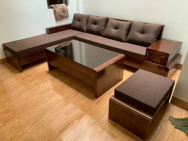 Top 100+ Mẫu Bàn Ghế Sofa Gỗ Phòng Khách Đẹp, Hiện Đại & Cách Chọn Mua