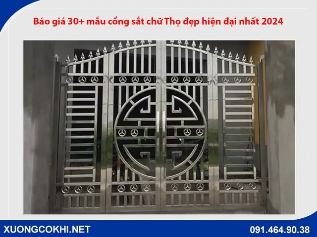 Mẫu Cổng Inox Chữ Thọ Đẹp: Top Mẫu & Ý Nghĩa Phong Thủy Cho Ngôi Nhà Sang Trọng Mẫu Cổng Inox Chữ Thọ Đẹp: Top Mẫu & Ý Nghĩa Phong Thủy Cho Ngôi Nhà Sang Trọng