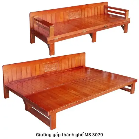Mẫu Giường Gấp Thành Ghế Đa Năng: Top Lựa Chọn Thông Minh Tiết Kiệm Không Gian