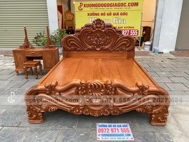 Mẫu Giường Gỗ Đục Đẹp: Bst Thiết Kế Sang Trọng, Tinh Xảo Nhất 2026