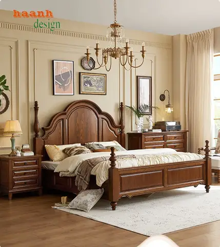 Top Mẫu Giường Tân Cổ Điển Đẹp, Sang Trọng & Lưu Ý Chọn Lựa