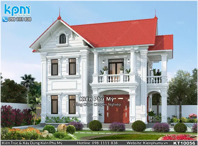 Mẫu Nhà 2 Tầng 2 Mặt Tiền Mái Thái: Tuyển Tập Thiết Kế Đẹp & Ấn Tượng Nhất 2024