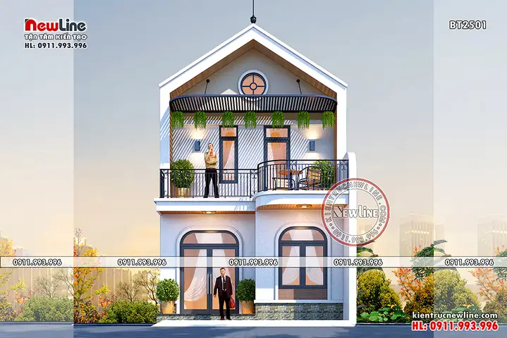 Mẫu Nhà 2 Tầng Mặt Tiền 6.5m: 35+ Thiết Kế Ấn Tượng & Tiện Nghi